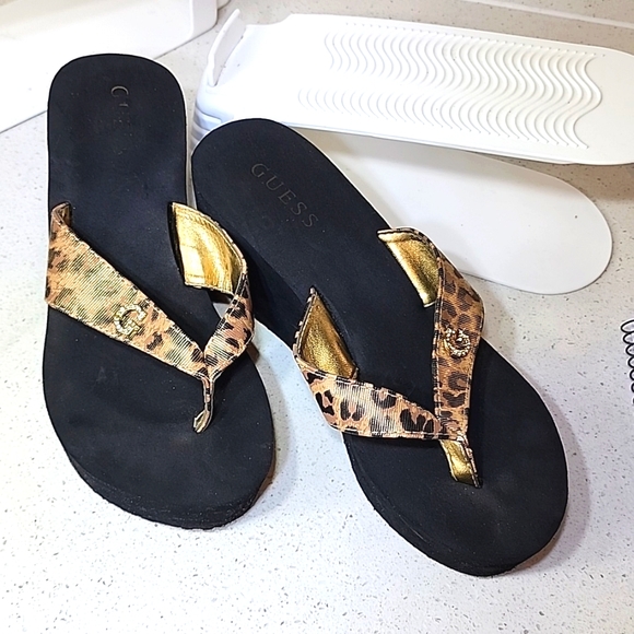 Guess Platform Sandals Size 8 - Picture 4 of 6